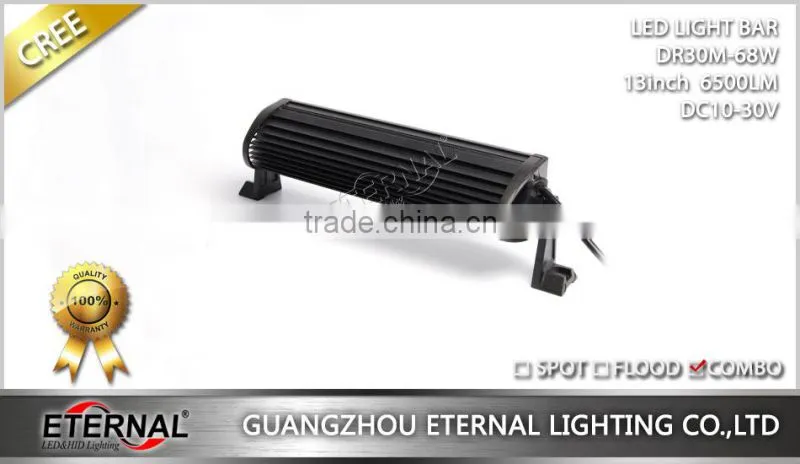 13inch 68W combo led light bar for 4x4 racing off-road wrangler rubicon Hummer 4WD bugggy equipment truck trailer