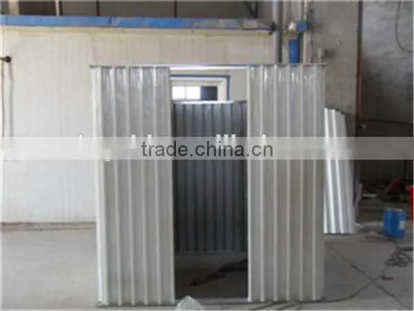 small metal building kit as garden shed/storage shed