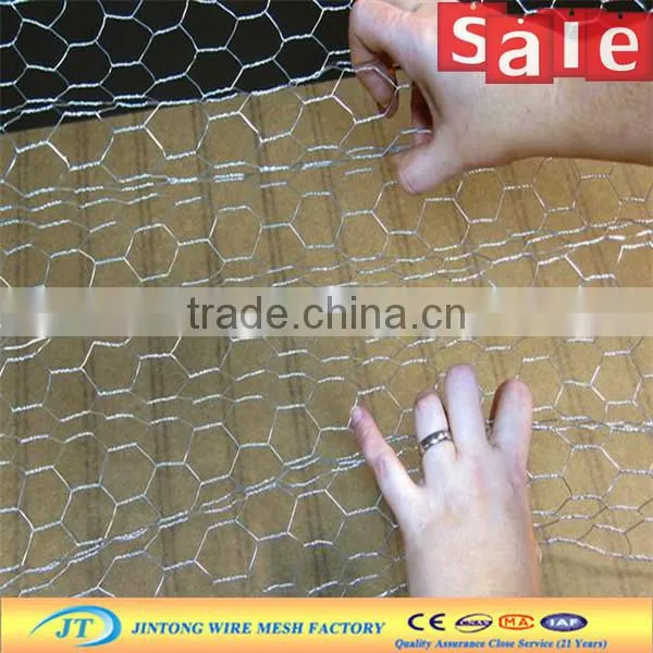 JT Factory Cheap Electro Galvanized Hexagonal Wire Mesh/Chicken Wire