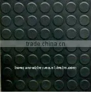 from 3mm to 6mm thickness Coin Round pattern Rubber Floor matting