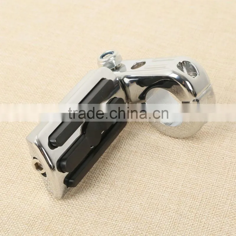 32mm 1 1/4" Engine Guard Foot peg Kit For Softail Dyna Fatboy Sportster