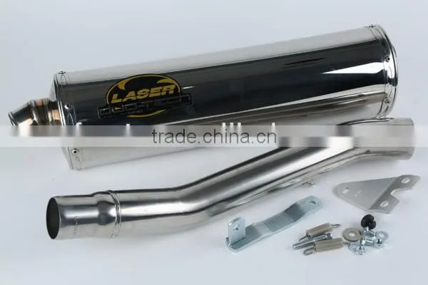 For SUZUKI GSF1200 BANDIT 2004-2005 SM Motorcycle Exhaust Pipe LASER Duo-Tech slip-on muffler + cat.