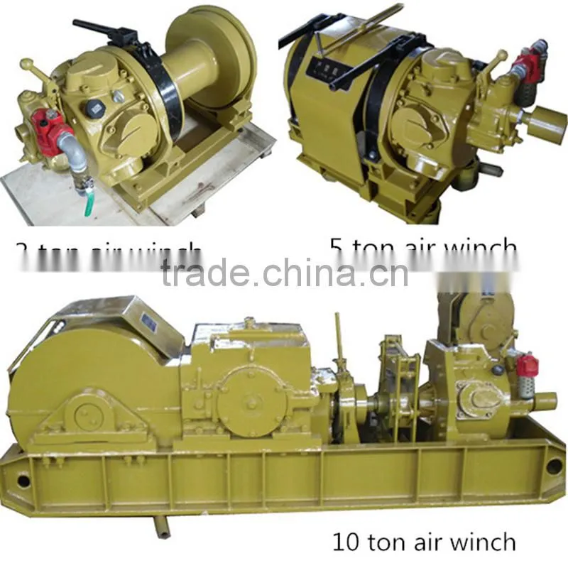 Anti-explosion Air Pneumatic Brake Windlass Winch