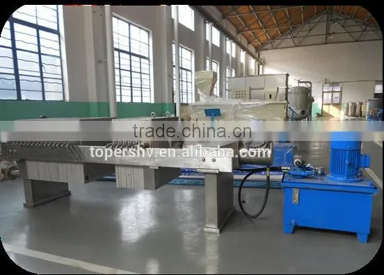 High efficiency stainless steel filter press