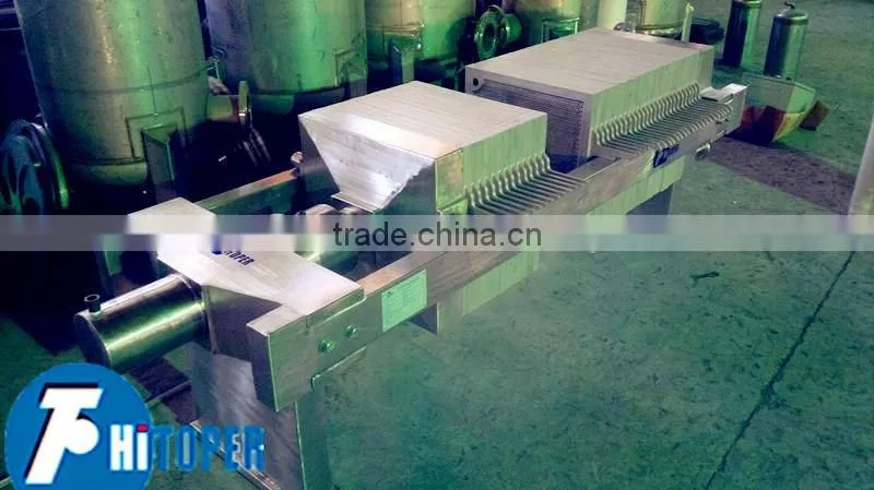 High efficiency stainless steel filter press