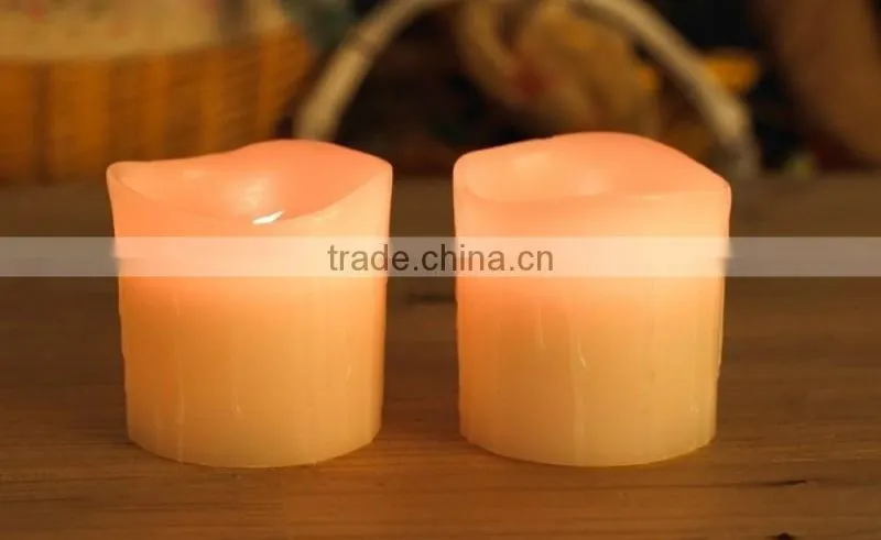 Christmas led candle led flameless flicking candle for Christmas led wax candle LED angel candle led candle
