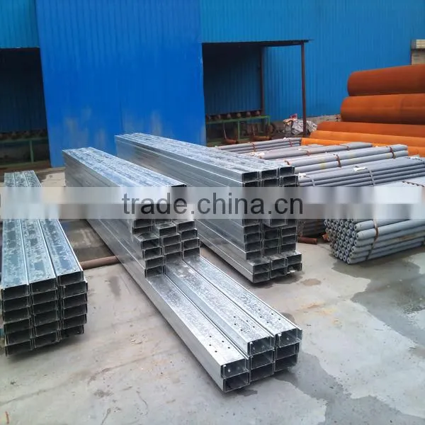 Steel construction profile Z-Section steel purline