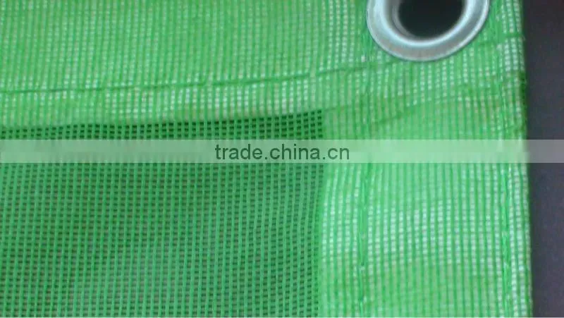 white color 100% Polyester Fire resistant PVC Building Protection Mesh Sheet Manufacturer