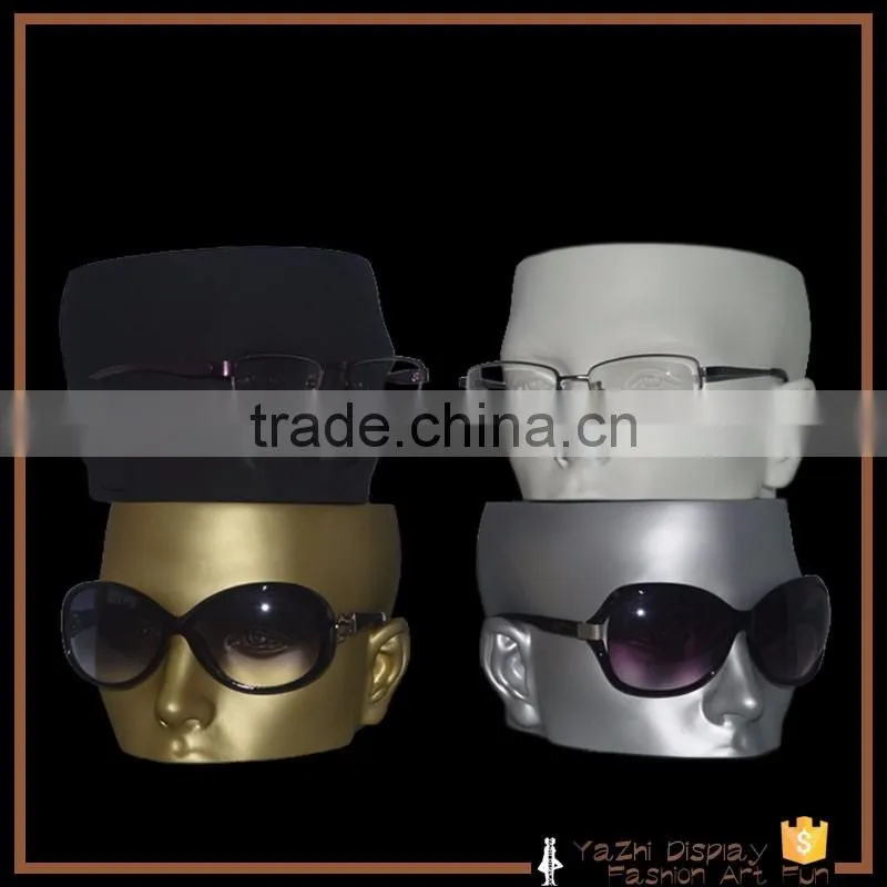 hot sale half head mannequin for sunglasses display