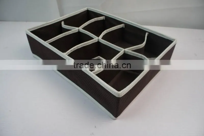 Collapsible Storage Boxes Bra Underwear Closet Organizer Drawer Divider, 8 Divider