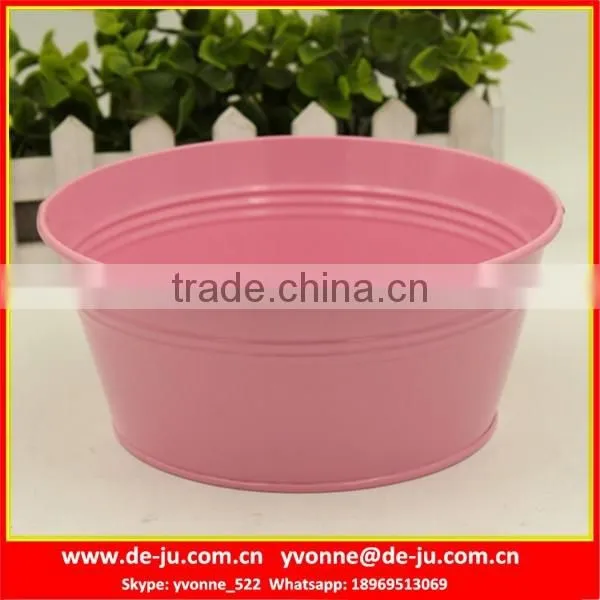 Pink Large Top Flower Pot Tray