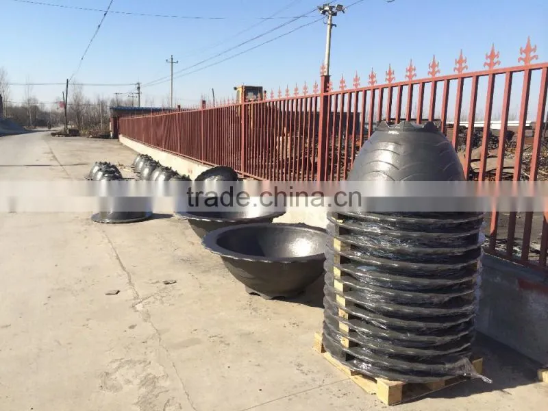 Street furniture cast iron flower pot round cast iron planter