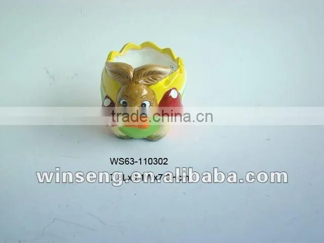 Ceramic Easter Rabbit Ashtray