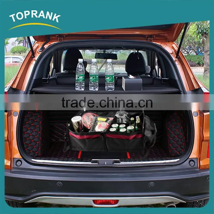 New multipurpose car boot organizer bag nonwoven folding car trunk organizer