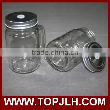China professional logo printed sublimation Glass cup Mason Jars