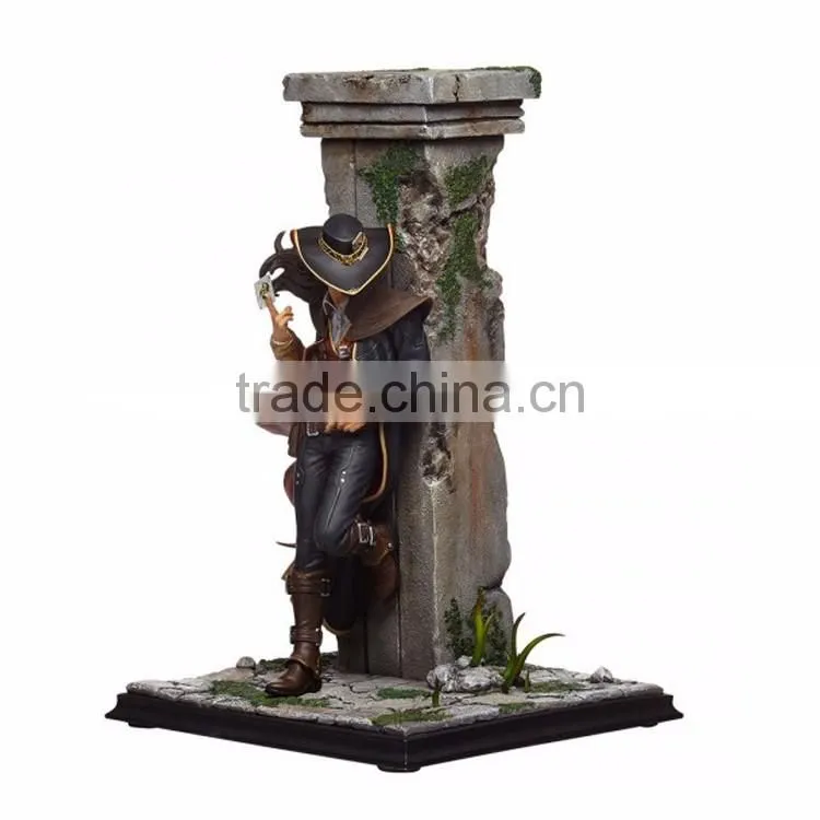 Hot LOL league of legends game figure Twisted Fate statue
