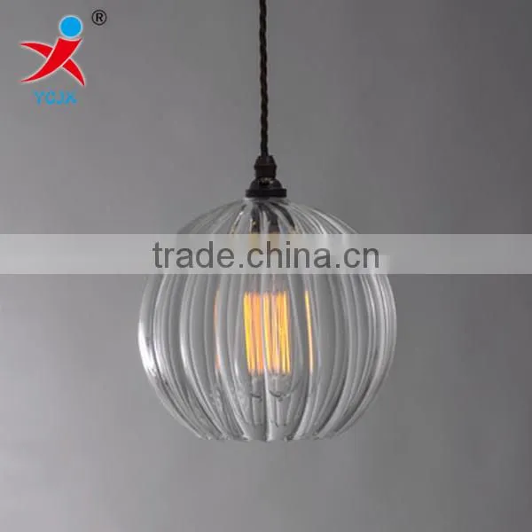 Adjustable modern glass shades pendant lamp