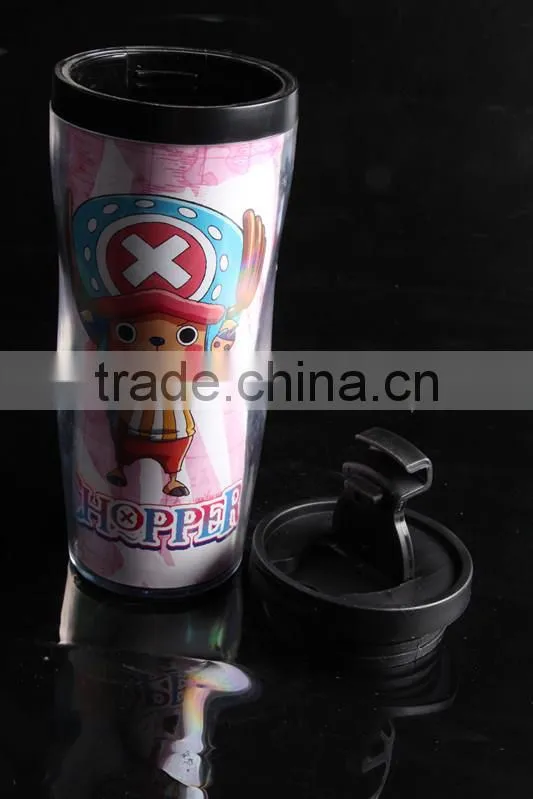 Premium Travel Mug Color Changing Plastic Tumbler