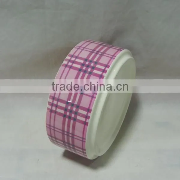 Grating Ceramic Dog Bowl