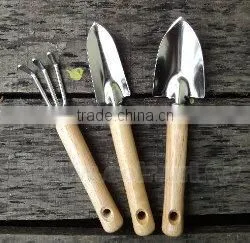 woman garden tool set with bag
