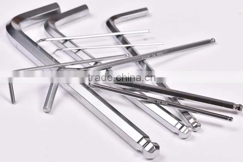 AK-7402 professional grade S2 steel hex key