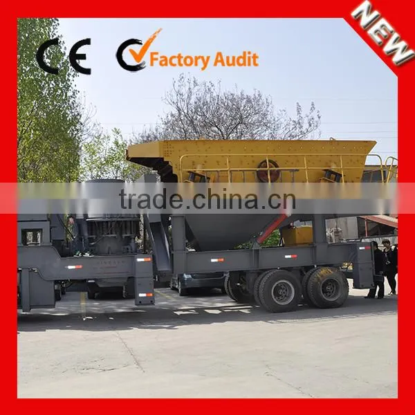China Leading Manufacturer Mobile Stone Crusher with ISO Approval for Sale