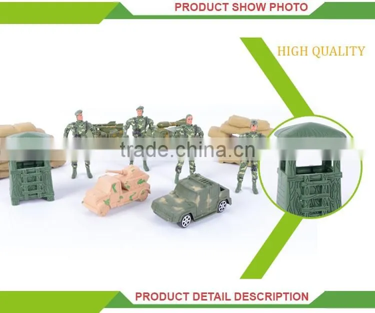 Good quality small plastic toy soldier set for kids
