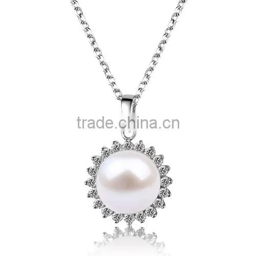 925 SILVER WITH FRESHWATER NATURE PEARL