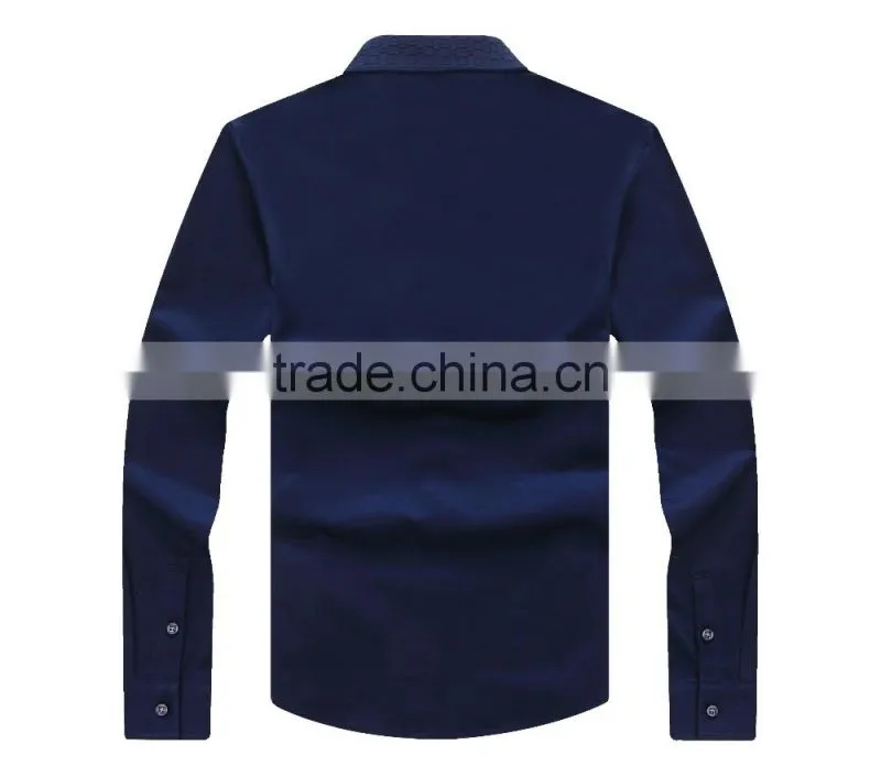 mens long sleeve hign design class fashion cotton polo t shirt