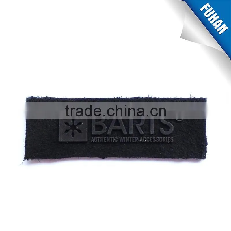 Hangzhou customized rubber labels for hand bags