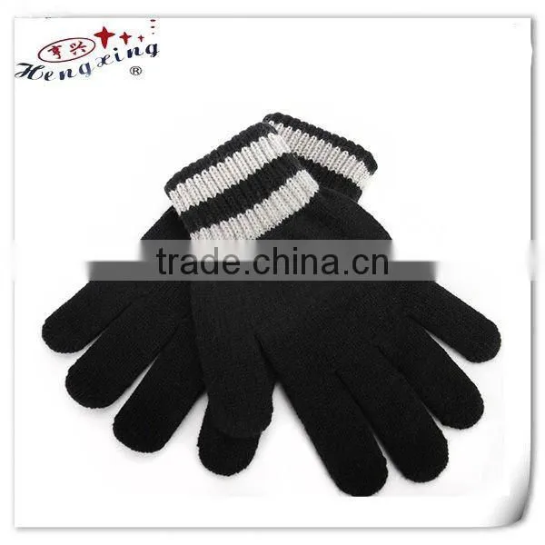 Jacquard wholesale winter knitted gloves