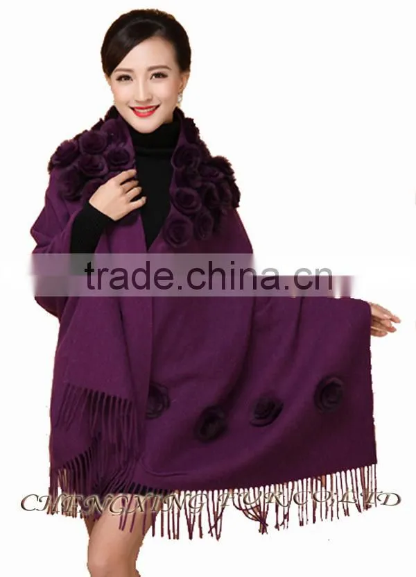 CX-B-P-37B Ladies Fashion Cashmere Fringes For Shawls