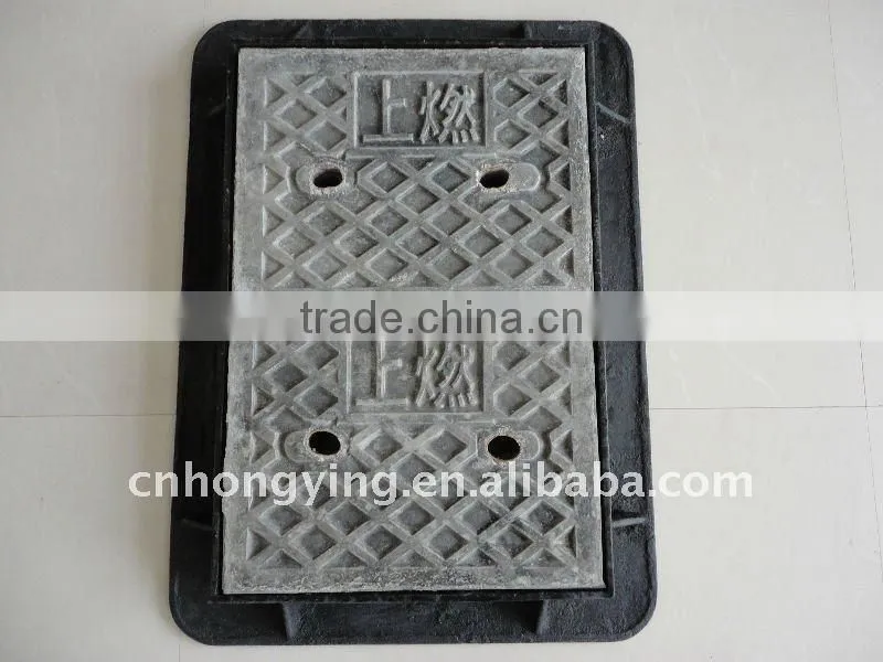 Steel fiber double electeical manhole cover
