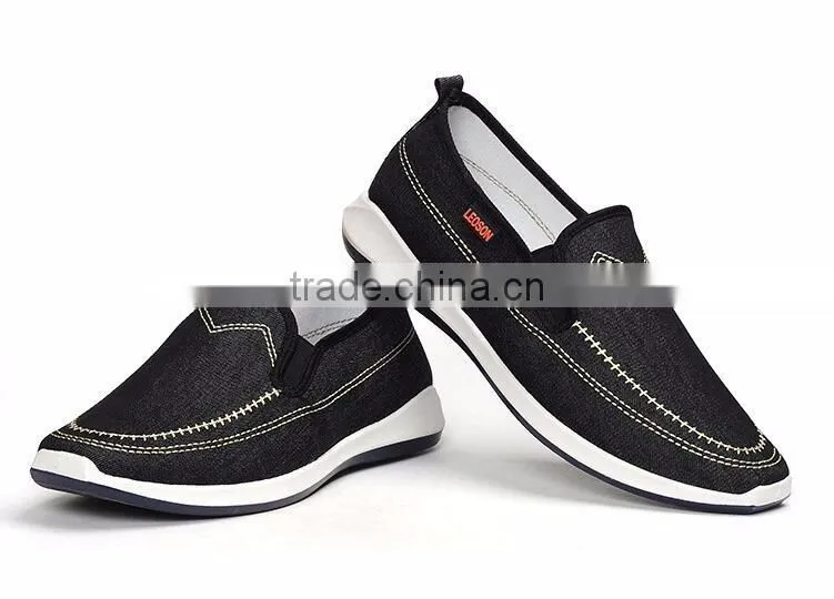 High quality canvas casual shoes men walking sneakers china factory