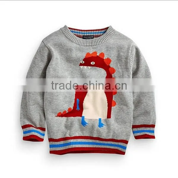 Clothing For The Children Spring Baby Boys Sweater Pullovers Dinosaur Boys Casual Pullovers