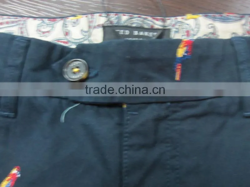 OEM new design fashionable High quality casual cotton elastic force shorts for men PS1375