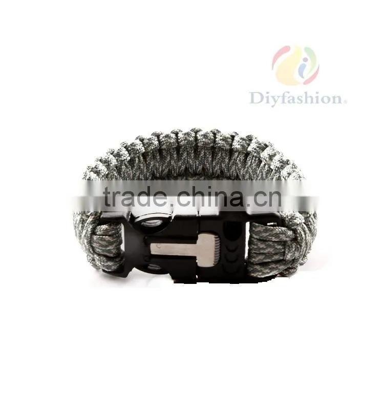 Survival supplies Jewelry handmade colorful bracelet paracord for campus PC6016-5