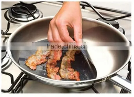 Non-stick reuseable round PTFE frying pan liner