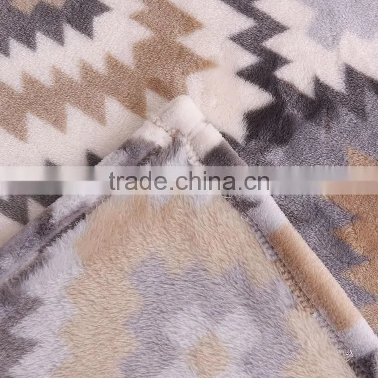 new design 100% polyester super soft printed flannel blanket for gift