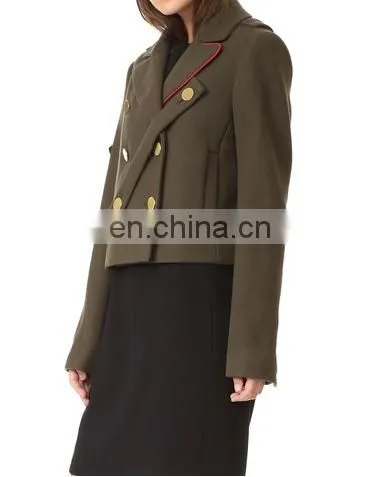 Women camouflatge overcoat
