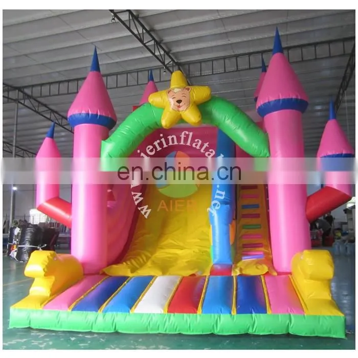 2017 Aier inflatable slide with pool/family party rental inflatable slide
