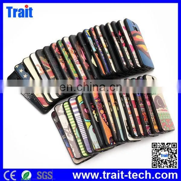 Leather Coated Ultraslim Flexible With Cross Pattern Soft TPU Case for HTC Butterfly 2,cell phone case wholesale