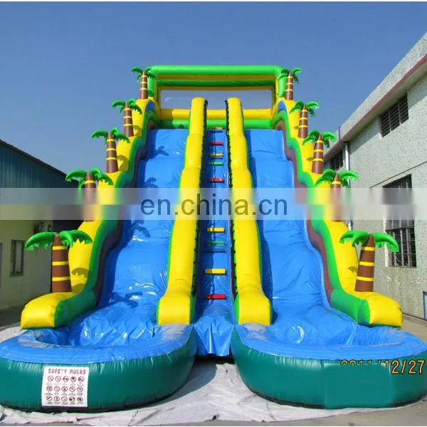 Guangzhou TOP super long hippo inflatable water slide