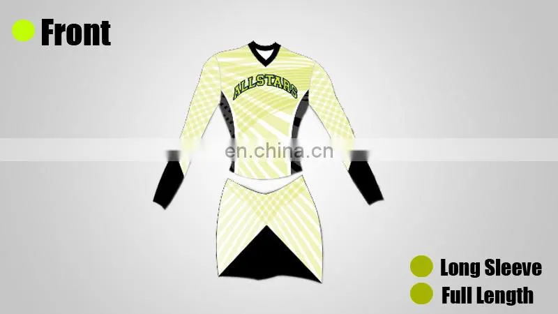 2014 new latest full sublimation cheer practice wear