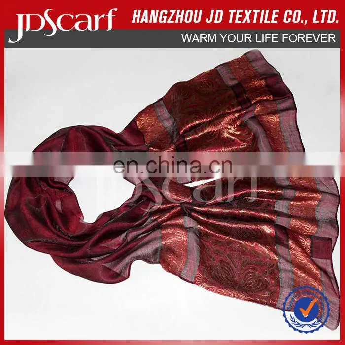 Special offer new fashioned luxury very soft silk polyester scarfs