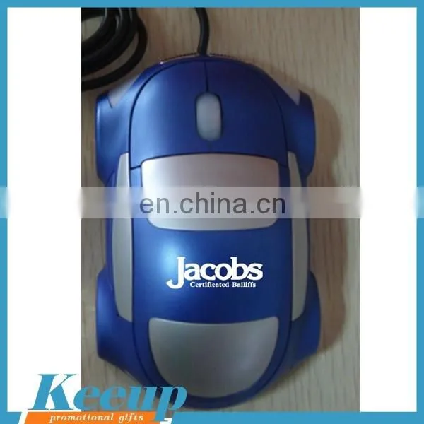 Logo Branded Beautiful unique car shape wired mouse for promotion gifts