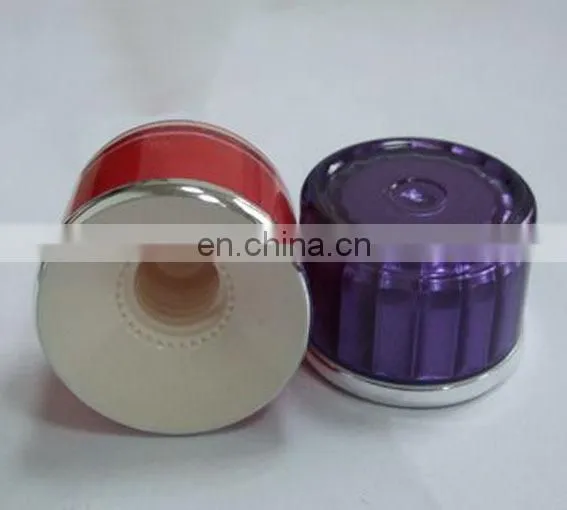 Custom Wholesale different colours mini acrylic jars for cosmetics