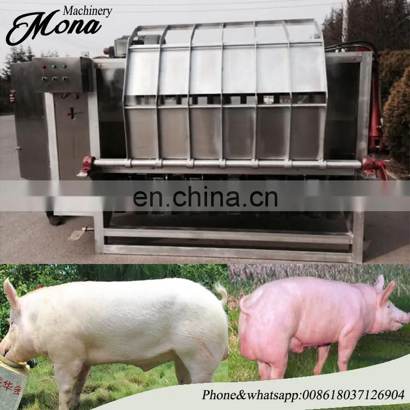 Best Price Pig Carcass livestock slaughter Hydraulic hair removing Machine of butchery slaughterhouse line