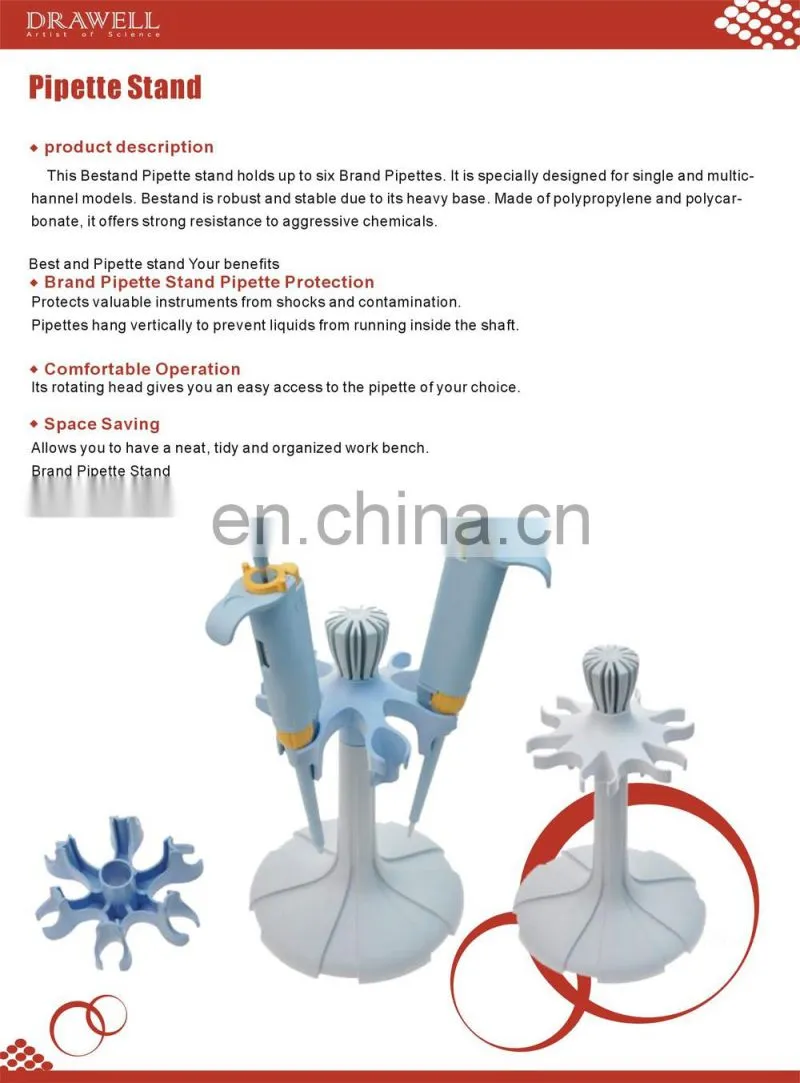 6 place laboratory micropipette stand price