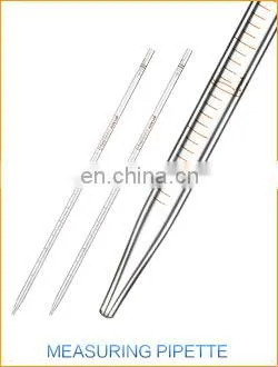 AKMLab Laboratory 0.1ml-50ml Clear Glass Transfer Measuring Pipette